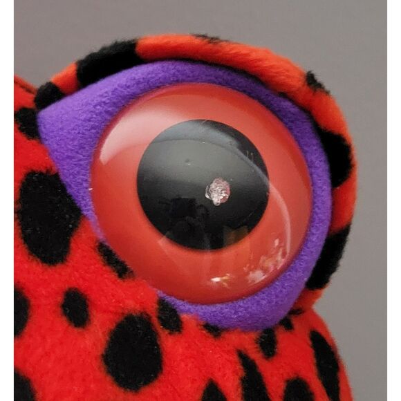 VTG 1998 The 24K Co Frog Culture Special Effects Red Dart Poison Tree Frog Plush - Picture 11 of 12